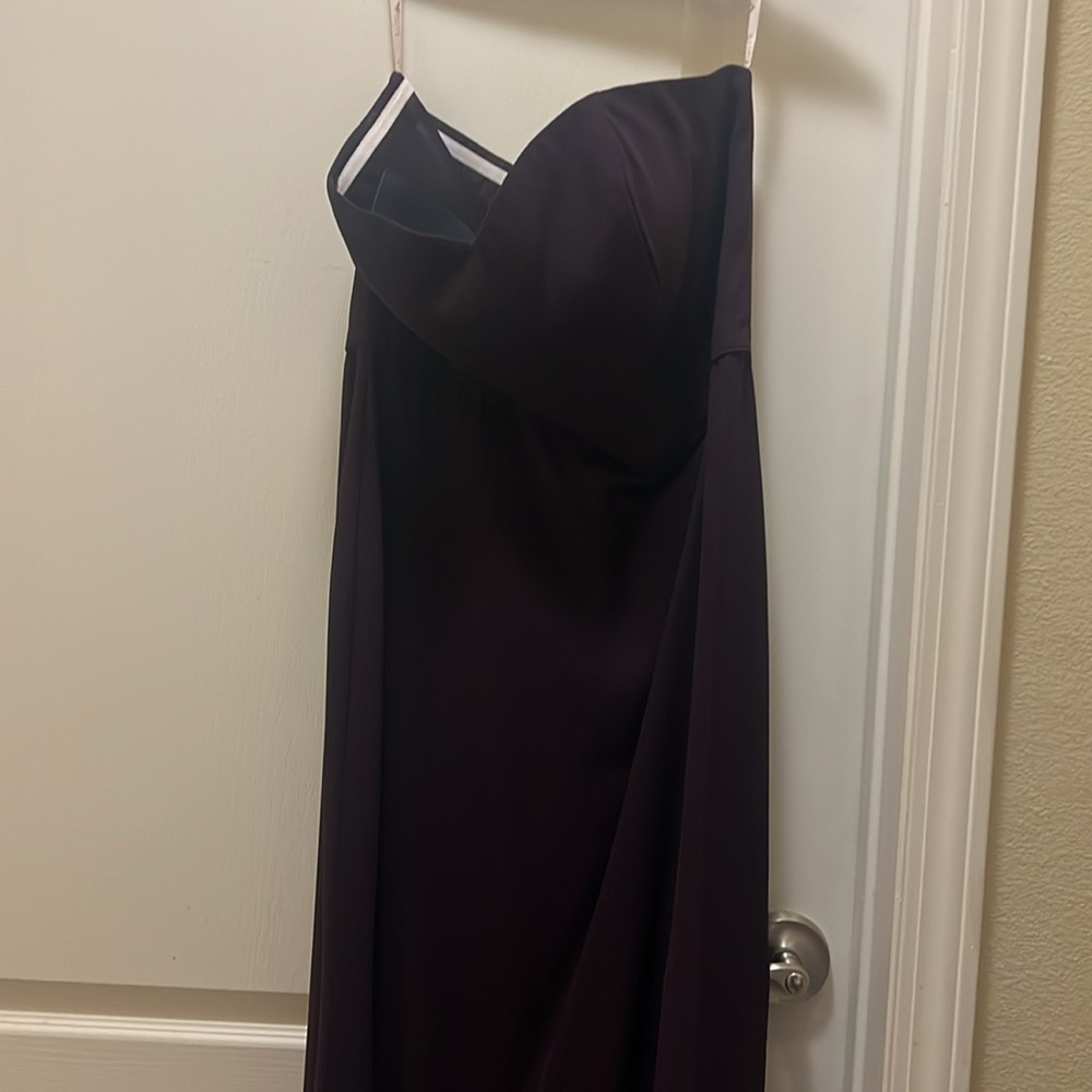 Blackberry Aura by brideside chiffon dress